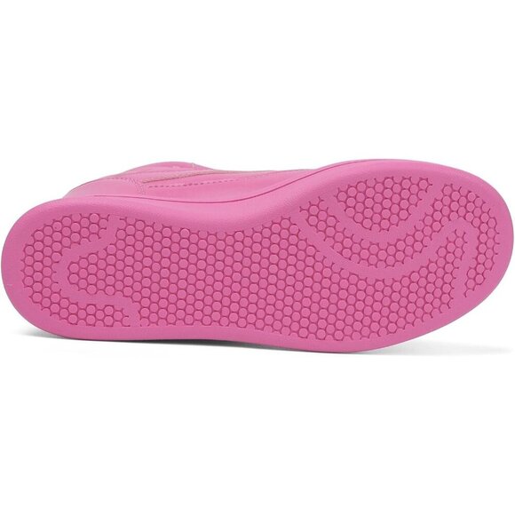 🆕Pink Women's Hidden Wedge High Top Sneakers 5.5cm Platform Bootie Casual Shoes - Picture 5 of 6